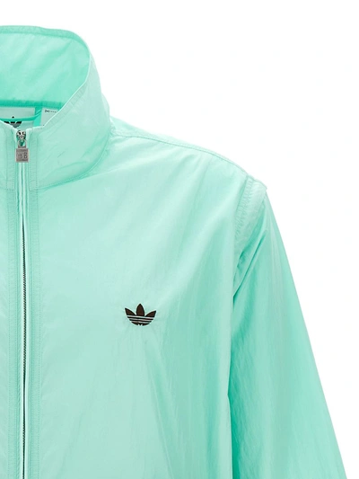 Shop Adidas Originals X Wales Bonner '1988 Nylon Anorak' Jacket In Green
