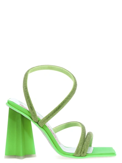 Shop Chiara Ferragni 'andromeda' Sandals In Green