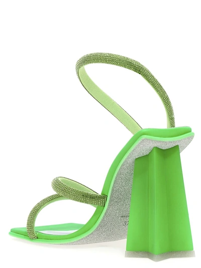 Shop Chiara Ferragni 'andromeda' Sandals In Green