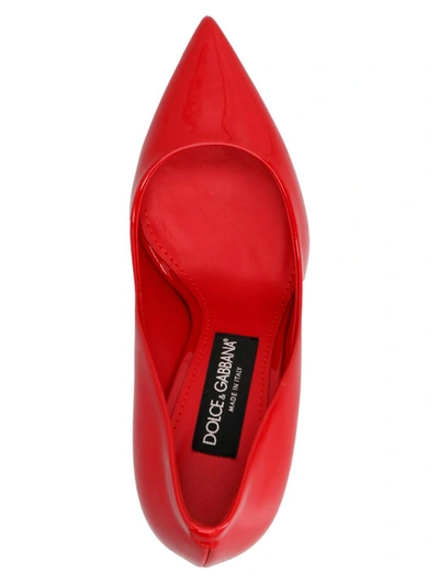 Shop Dolce & Gabbana 'cardinale' Pumps In Red