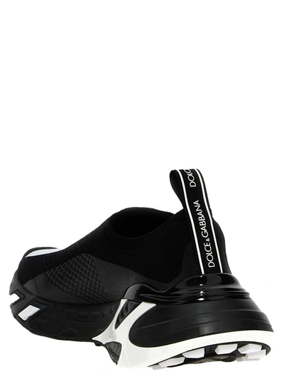 Shop Dolce & Gabbana 'fast' Sneakers In White/black