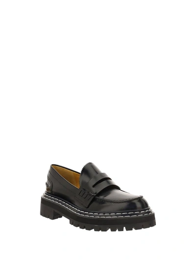 Shop Proenza Schouler Loafers In Black