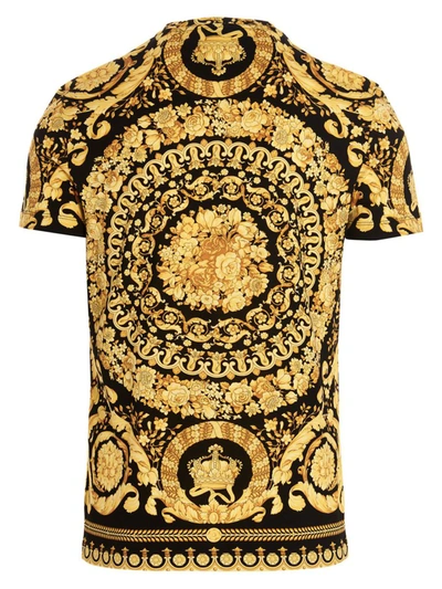 Shop Versace 'barocco' T-shirt In Multicolor
