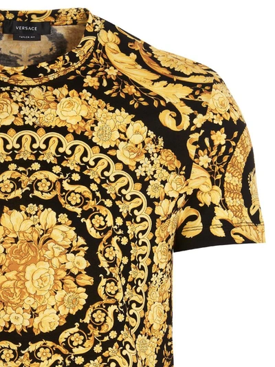 Shop Versace 'barocco' T-shirt In Multicolor