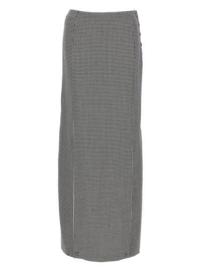 Shop Thom Browne Patterned Skirt In Multi