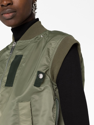 SECTIONED BOMBER JACKET