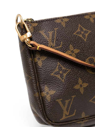 Louis Vuitton 2000 pre-owned Pochette Accessoires clutch bag - Brown, £897.00