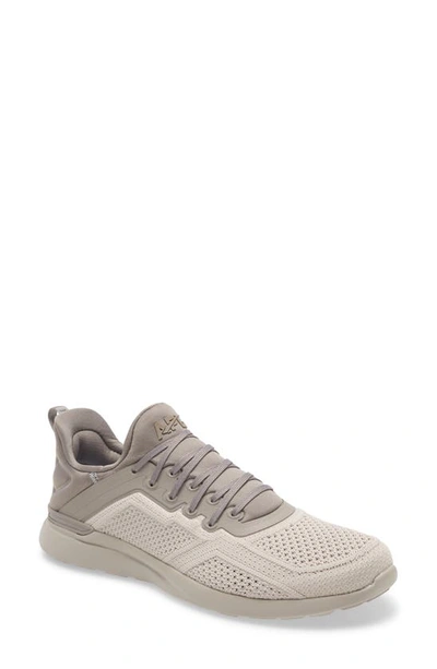 Shop Apl Athletic Propulsion Labs Techloom Tracer Knit Training Shoe In Grey/ Grey/ Grey