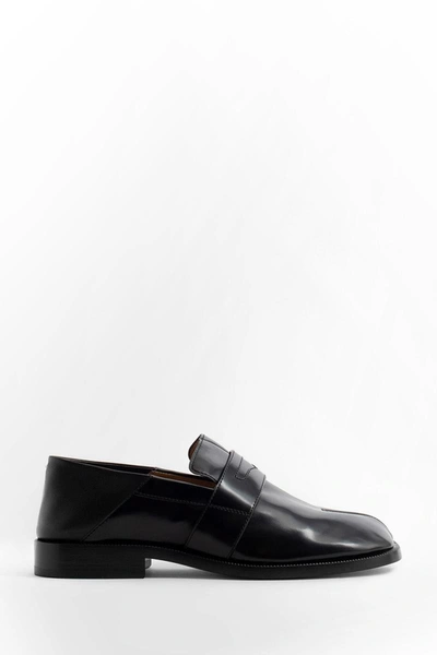 Shop Maison Margiela Loafers In  Black