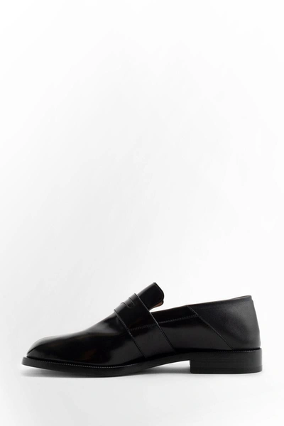 Shop Maison Margiela Loafers In  Black
