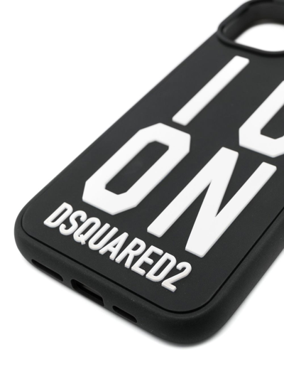 Shop Dsquared2 Icon Logo-print Iphone 14 Case In Black