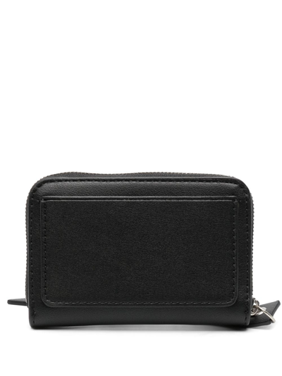 Shop Calvin Klein Jeans Est.1978 Logo-embellished Faux-leather Wallet In Black
