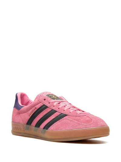 Shop Adidas Originals Gazelle Indoor Suede Sneakers In Pink