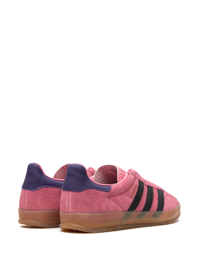 Shop Adidas Originals Gazelle Indoor Suede Sneakers In Pink