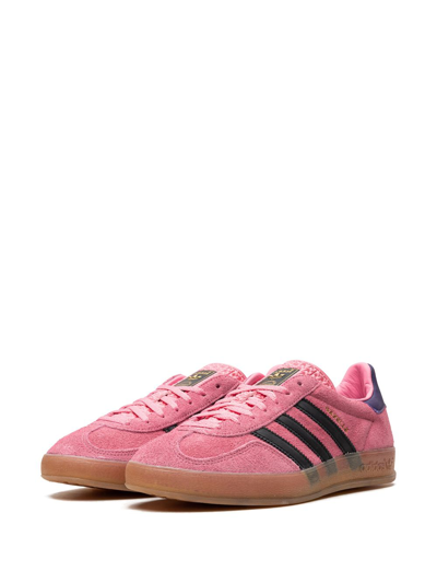 Shop Adidas Originals Gazelle Indoor Suede Sneakers In Pink