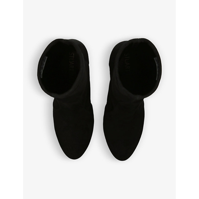 Stuart Weitzman 60mm Sleek Sock Booties In Black
