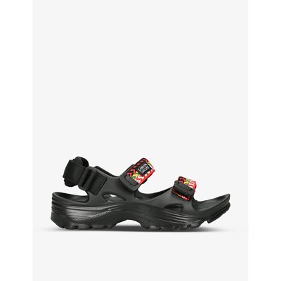 Shop Lanvin Women's Black X Suicoke Wake Curb Rubber Sandals