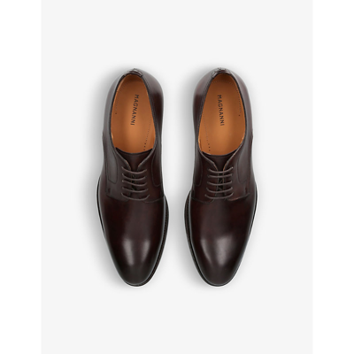 Magnanni Mens Brown Flex Leather Derby Shoes Eur 45 / 11 Uk In Brown