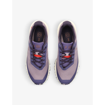 Shop Loewe X On-running Cloudventure Low-top Recycled-polyester Blend Trainers In Viola