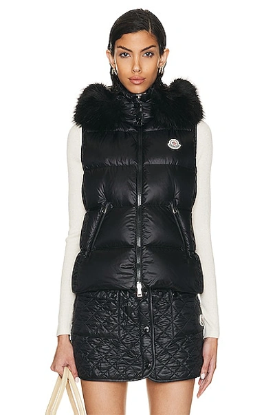 Shop Moncler Gallinule Vest In Black