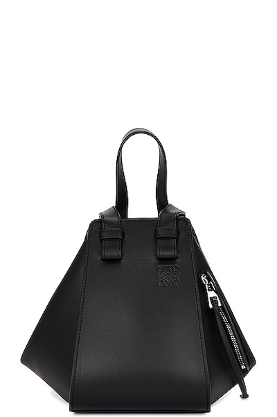 Shop Loewe Hammock Compact Bag In Black