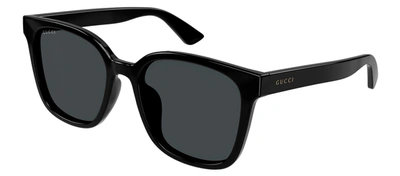 Shop Gucci Gg1346sk M 001 Square Sunglasses In Grey
