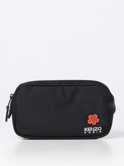 Shop Kenzo Boke Flower Bag In Nylon In Black
