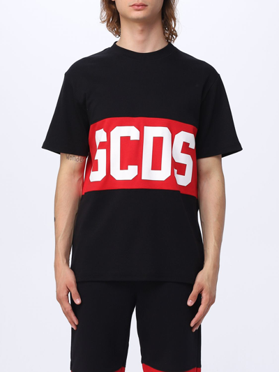 Shop Gcds T-shirt  Men Color Black