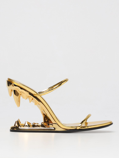 Shop Gcds Heeled Sandals  Woman Color Gold