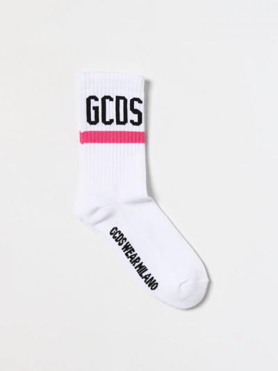 Shop Gcds Socks  Woman Color Fuchsia