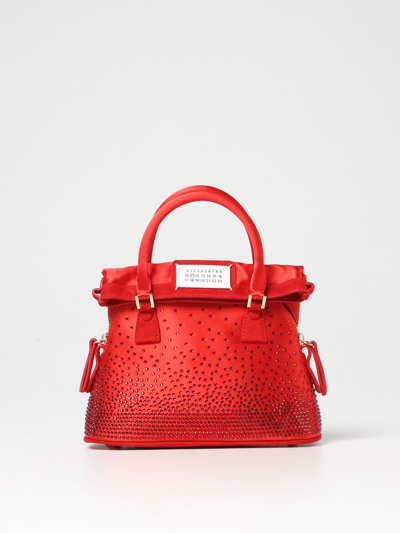 Shop Maison Margiela Mini Bag  Woman Color Red
