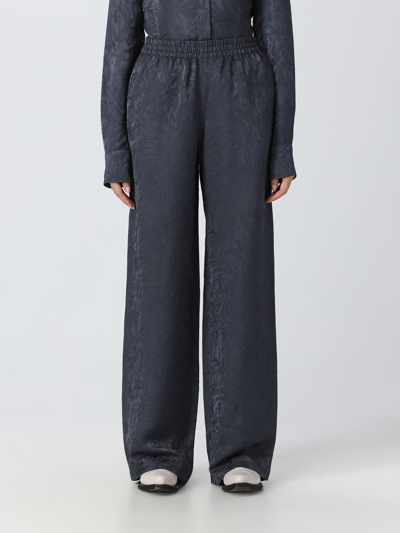 Shop Golden Goose Joggers In Viscose In Blue