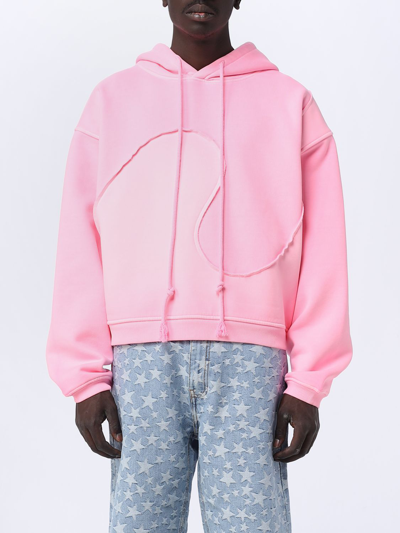 Shop Erl Sweatshirt  Men Color Pink
