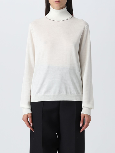 Shop Maison Margiela Sweater  Woman Color White
