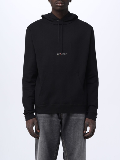 Shop Saint Laurent Sweatshirt  Men Color Black