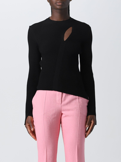 Shop Versace Sweater In Viscose Blend In Black