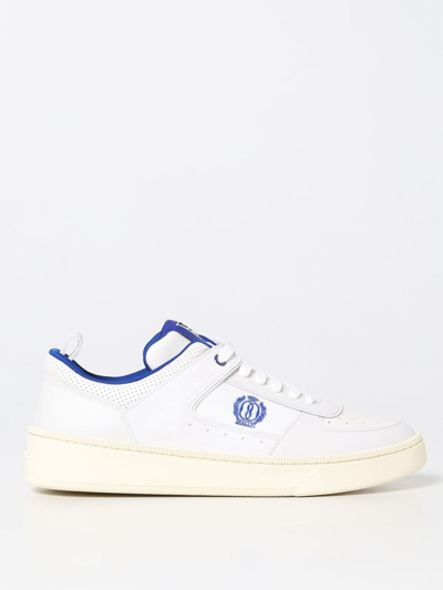 Shop Bally Riweira Leather Sneakers In White