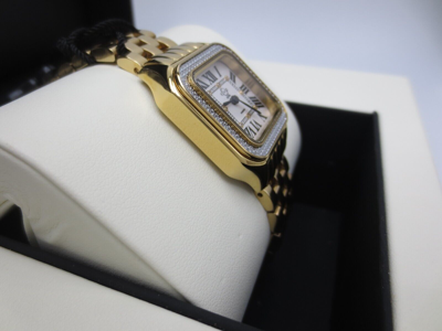 Pre-owned Gv2 By Gevril Women's Milan 12112b Swiss Quartz Ipyg Gold Steel Diamond Watch