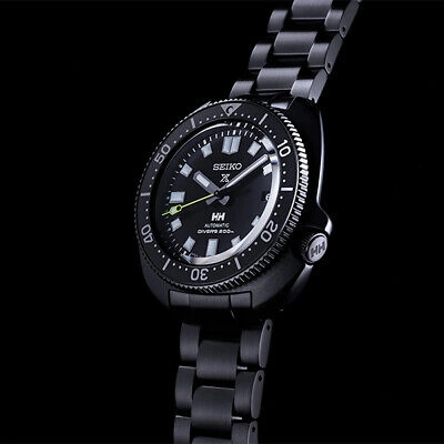 Pre-owned Seiko Prospex Sbdc181 Black Helly Hansen Diver Scuba Men's Watch In Box