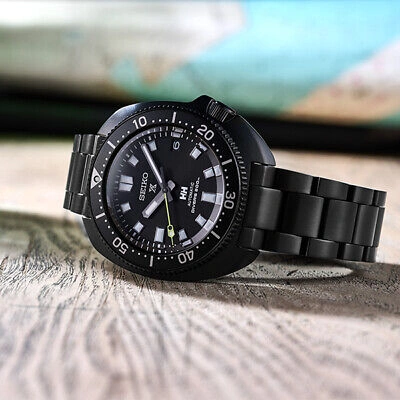 Pre-owned Seiko Prospex Sbdc181 Black Helly Hansen Diver Scuba Men's Watch In Box