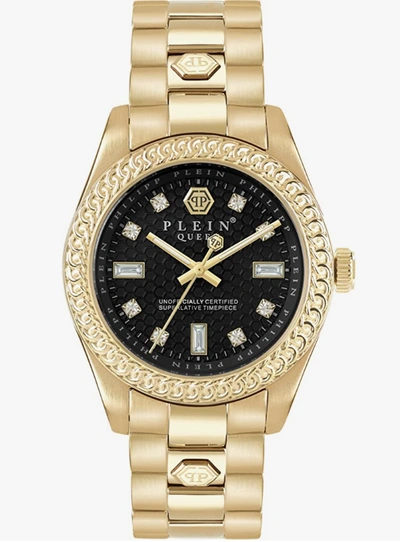 Pre-owned Philipp Plein Queen Collection Luxury Womens Watch Mid-33196