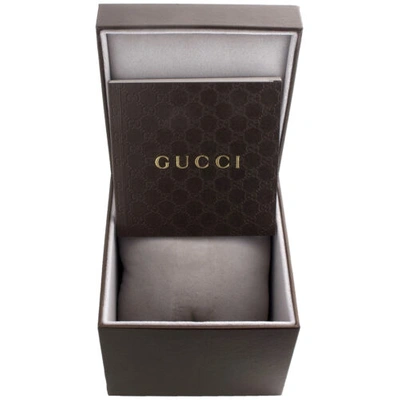 Pre-owned Gucci Interlocking Anthracite 42mm Gray Pvd Steel Ya133210 Diamond Watch 1.50 Ct In White