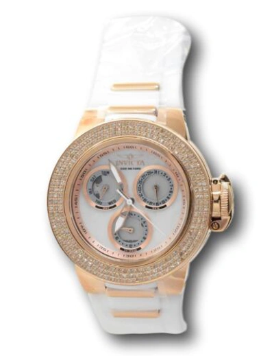 Pre-owned Invicta Subaqua Sea Dragon .93 Ctw Diamond Women's 42mm Rose Gold Watch 28378