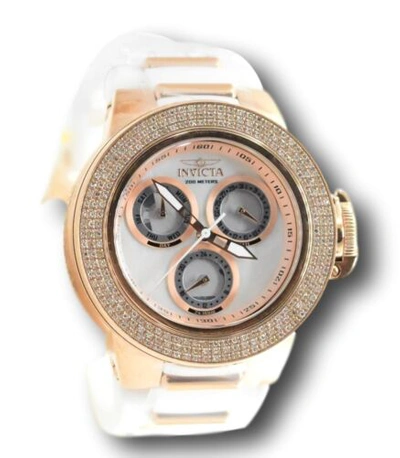 Pre-owned Invicta Subaqua Sea Dragon .93 Ctw Diamond Women's 42mm Rose Gold Watch 28378
