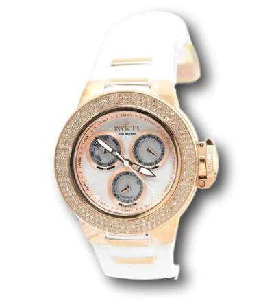 Pre-owned Invicta Subaqua Sea Dragon .93 Ctw Diamond Women's 42mm Rose Gold Watch 28378