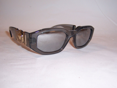 Pre-owned Versace Sunglasses Ve 4361 311/6g Gray/gray Mirror Silver Authentic In Gray & Silver