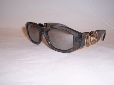 Pre-owned Versace Sunglasses Ve 4361 311/6g Gray/gray Mirror Silver Authentic In Gray & Silver