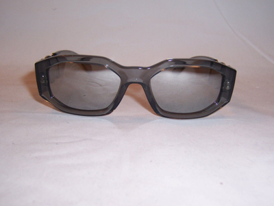 Pre-owned Versace Sunglasses Ve 4361 311/6g Gray/gray Mirror Silver Authentic In Gray & Silver