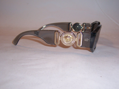 Pre-owned Versace Sunglasses Ve 4361 311/6g Gray/gray Mirror Silver Authentic In Gray & Silver