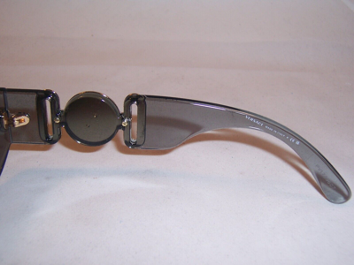 Pre-owned Versace Sunglasses Ve 4361 311/6g Gray/gray Mirror Silver Authentic In Gray & Silver
